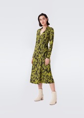 Diane Von Furstenberg Abigail Silk Jersey Midi Dress