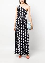 Diane Von Furstenberg abstract-print one-shoulder dress