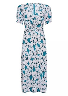 Diane Von Furstenberg Anaba Floral Midi-Dress