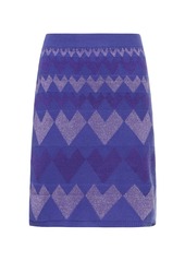 Diane Von Furstenberg Ariella jacquard wool-blend miniskirt
