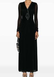 Diane Von Furstenberg Aylin Maxi Dress In Black