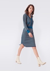 Diane Von Furstenberg Beatrix Knit Jacquard Midi Skirt