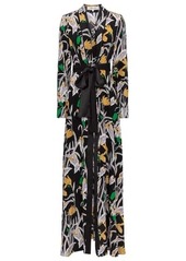 Diane Von Furstenberg Bonnie floral silk maxi dress