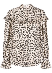 Diane Von Furstenberg bow-print blouse