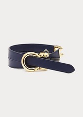 Diane Von Furstenberg Chainlink Leather Wrap Belt