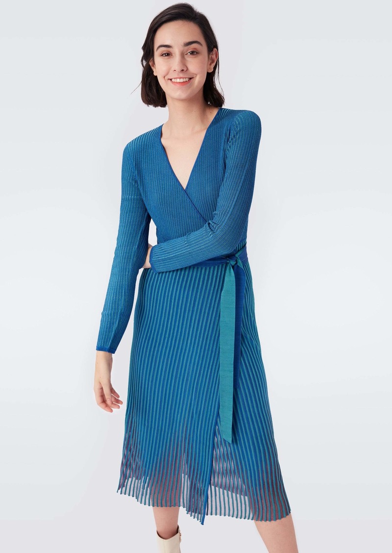Dara Knit Midi Wrap Dress - 40% Off!