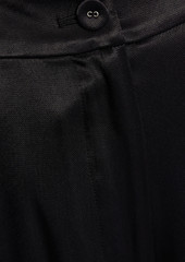 Diane von Furstenberg - Adelaide satin wide-leg pants - Black - US 00