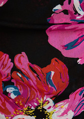 Diane von Furstenberg - Ali reversible printed stretch-mesh top - Pink - XXS