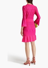 Diane von Furstenberg - Ava fluted knitted skirt - Pink - XS