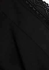 Diane von Furstenberg - Circe lace-trimmed crepe camisole - Black - US 0