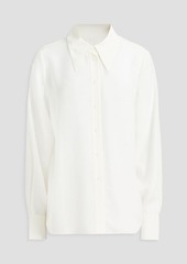 Diane von Furstenberg - Darcy silk crepe de chine shirt - White - US 4