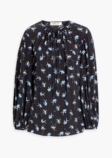 Diane von Furstenberg - Freddie printed jersey blouse - Black - US 00
