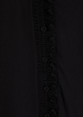 Diane von Furstenberg - Gian Carlo ruffled georgette blouse - Black - US 4