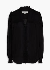 Diane von Furstenberg - Gian Carlo ruffled georgette blouse - Black - US 4