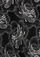 Diane von Furstenberg - Lugosi floral-print jersey midi dress - Black - L