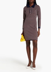 Diane von Furstenberg - Milena jacquard-knit mini dress - Brown - XXS