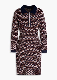 Diane von Furstenberg - Milena jacquard-knit mini dress - Brown - XXS