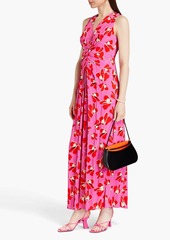 Diane von Furstenberg - Ace floral-print crepe maxi dress - Pink - US 0