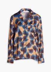 Diane von Furstenberg - Printed jacquard shirt - Brown - US 0