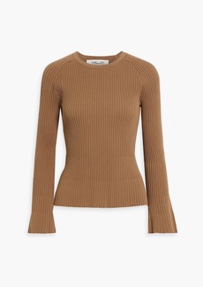 Diane von Furstenberg - Ribbed-knit sweater - Brown - XXS