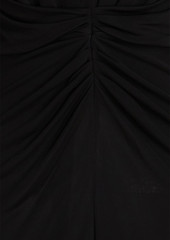 Diane von Furstenberg - Ruched jersey midi dress - Black - XL