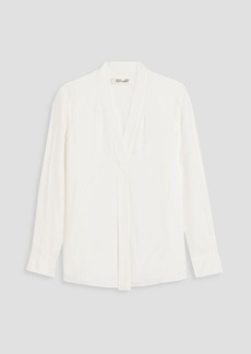 Diane von Furstenberg - Sanorah crepe blouse - White - US 0