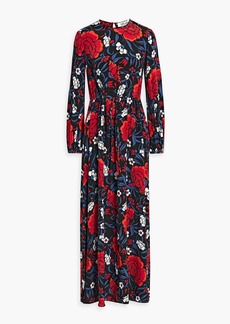 Diane von Furstenberg - Sydney printed chiffon maxi dress - Red - US 00