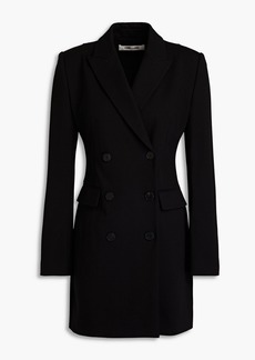 Diane von Furstenberg - Virginia double-breasted jersey blazer - Black - US 00