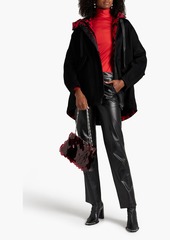 Diane von Furstenberg - Wool-felt hooded coat - Black - XS