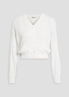 Diane von Furstenberg - Xenia pointelle-knit cardigan - White - M