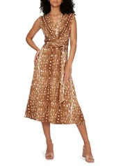 Diane von Furstenberg Dorothee Faux Wrap Midi Dress