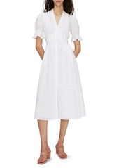 Diane von Furstenberg Erica Eyelet A-Line Dress