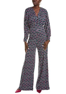 Diane von Furstenberg Fanny Wool-Blend Jumpsuit