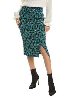 Diane von Furstenberg Gusta Wool-Blend Pencil Skirt