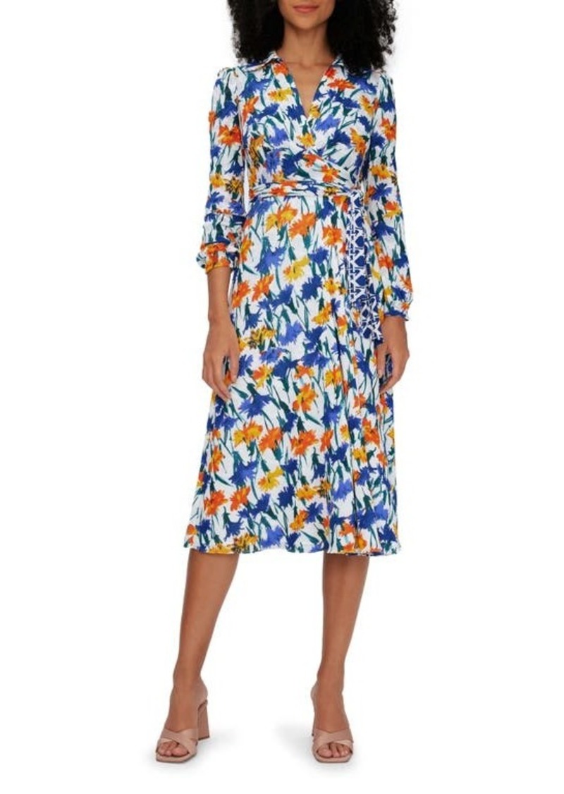Diane von Furstenberg Phoenix Reversible Midi Wrap Dress