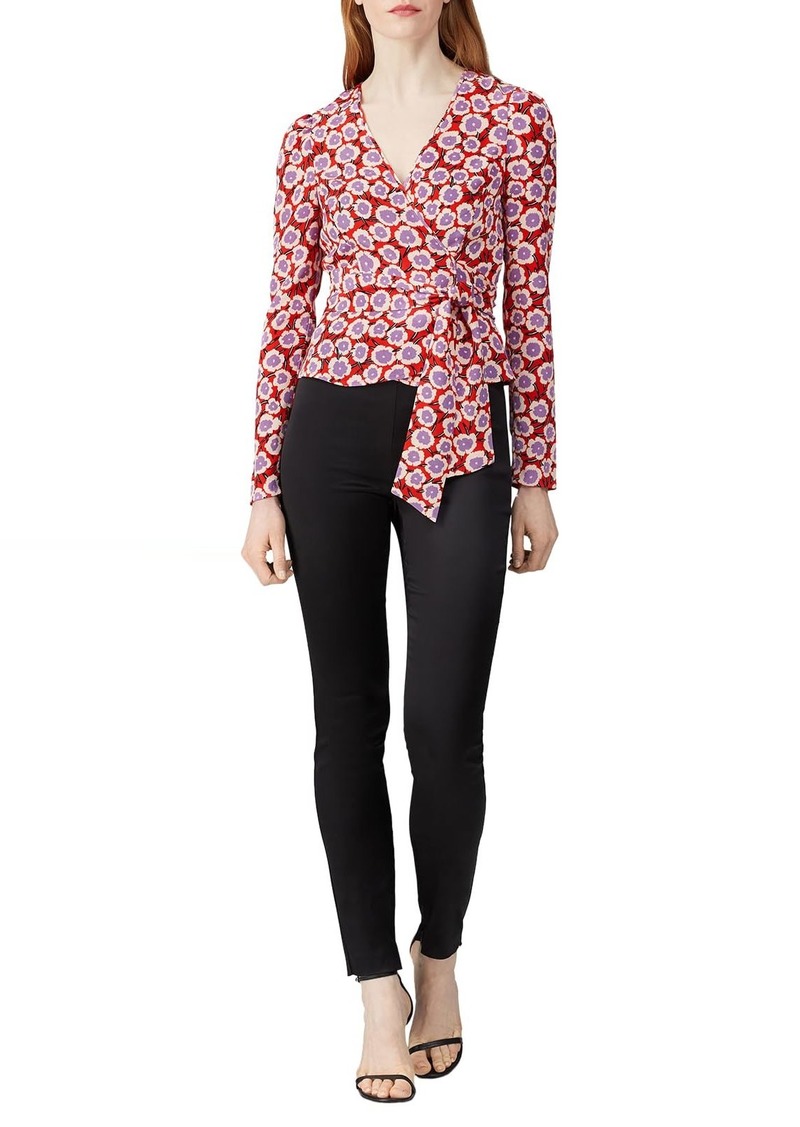 Diane von Furstenberg Rent the Runway Pre-Loved Alexia Wrap Top