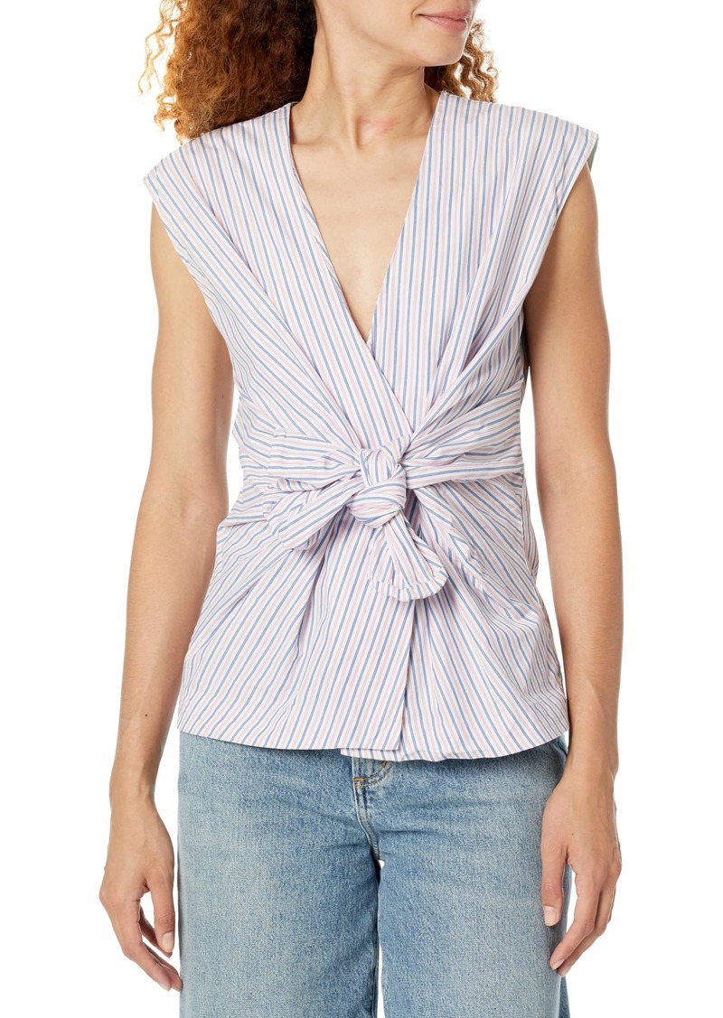 Diane von Furstenberg Rent the Runway Pre-Loved Taffy Waist Tie Top