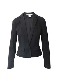 Diane Von Furstenberg Slim-Fit Blazer in Black Viscose