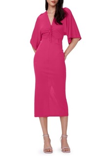Diane von Furstenberg Valerie Center Ruched Bodice Dress