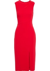 Diane Von Furstenberg Woman Mina Twist-front Stretch-crepe Midi Dress Red