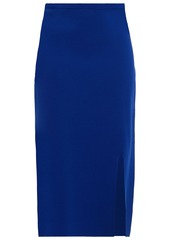 Diane Von Furstenberg Woman Priscilla Stretch-knit Midi Pencil Skirt Royal Blue