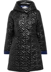 Diane Von Furstenberg Woman Sirena Quilted Shell Hooded Coat Black