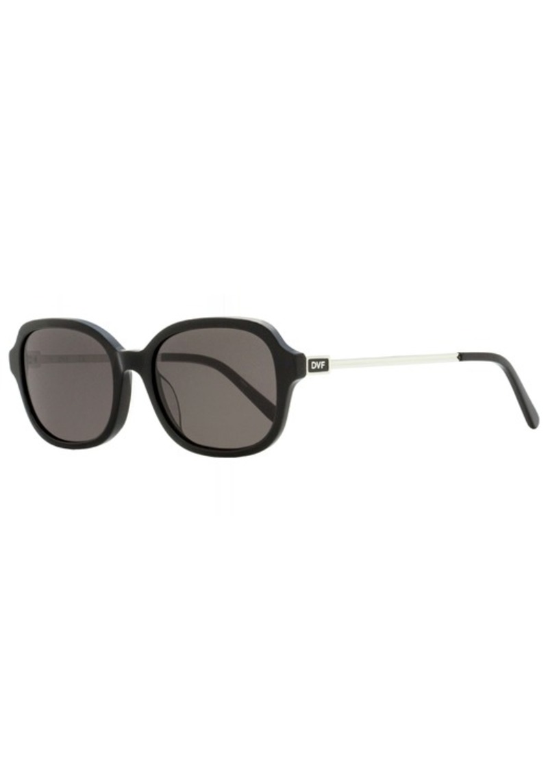Diane Von Furstenberg Women's Rectangular Sunglasses DVF685S 001 Black/Palladium 53mm