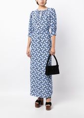 Diane Von Furstenberg Drogo graphic-print maxi dress