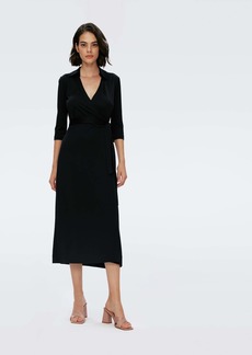 "DVF - Abigail Midi Wrap Dress by Diane Von Furstenberg