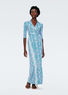"DVF - Abigail Silk Jersey Maxi Wrap Dress by Diane Von Furstenberg