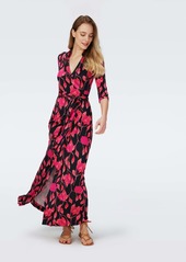 "DVF - Abigail Silk Jersey Maxi Wrap Dress by Diane Von Furstenberg