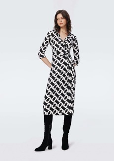 "DVF - Abigail Silk Jersey Midi Wrap Dress by Diane Von Furstenberg