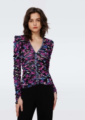 "DVF - Amal Reversible Mesh Top by Diane Von Furstenberg