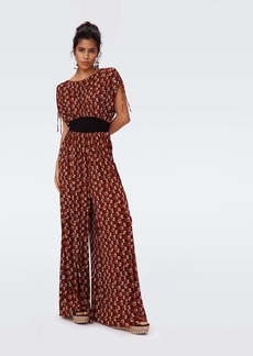 "DVF - Andra Mesh Jumpsuit by Diane Von Furstenberg